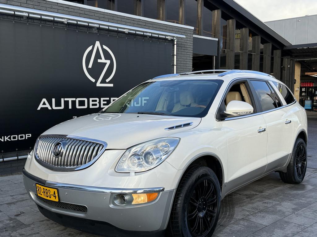 Buick Enclave 3.7 V6 *7Persoons* Automaat*Sport*leder*trehaa, Auto's, Buick, Automaat, Gebruikt, Wit, Bedrijf