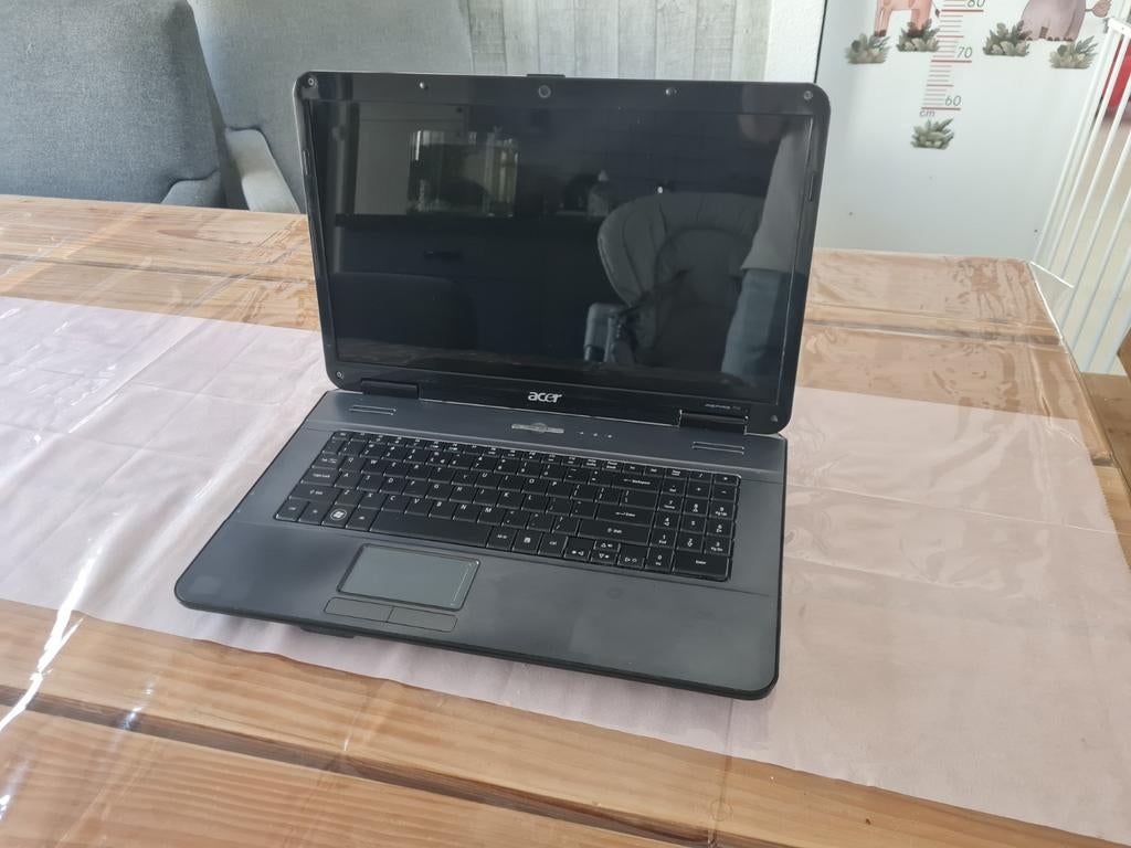 Acer Aspire 7715 Oude Laptop 250GB DVD VGA Ethernet, 2 tot 3 Ghz, Qwerty, 250GB, Ophalen of Verzenden