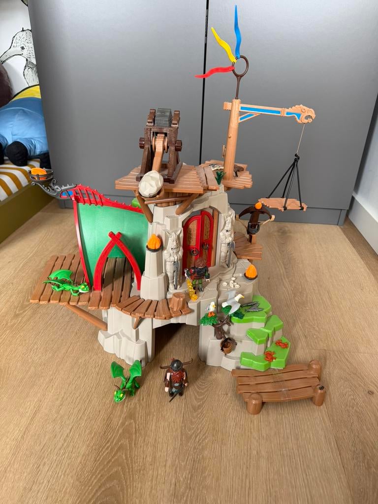 Playmobil 9243 hoe tem je een draak viking eiland, Ophalen, Gebruikt