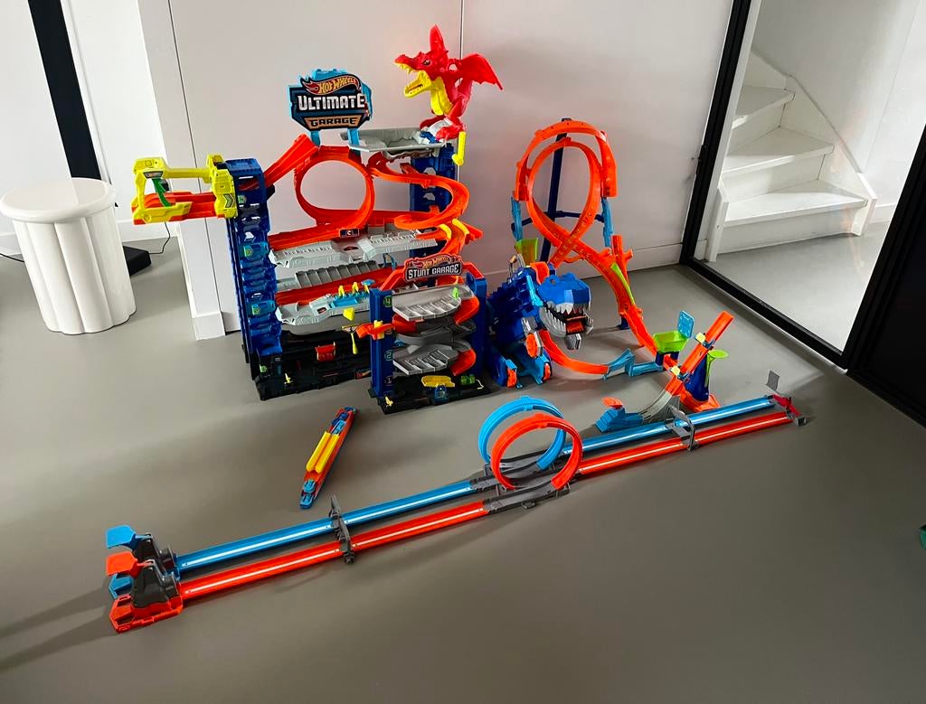 Hot Wheels verzameling - in perfecte staat, Kinderen en Baby's, Speelgoed | Racebanen, Ophalen, Zo goed als nieuw, Handmatig, Hot Wheels