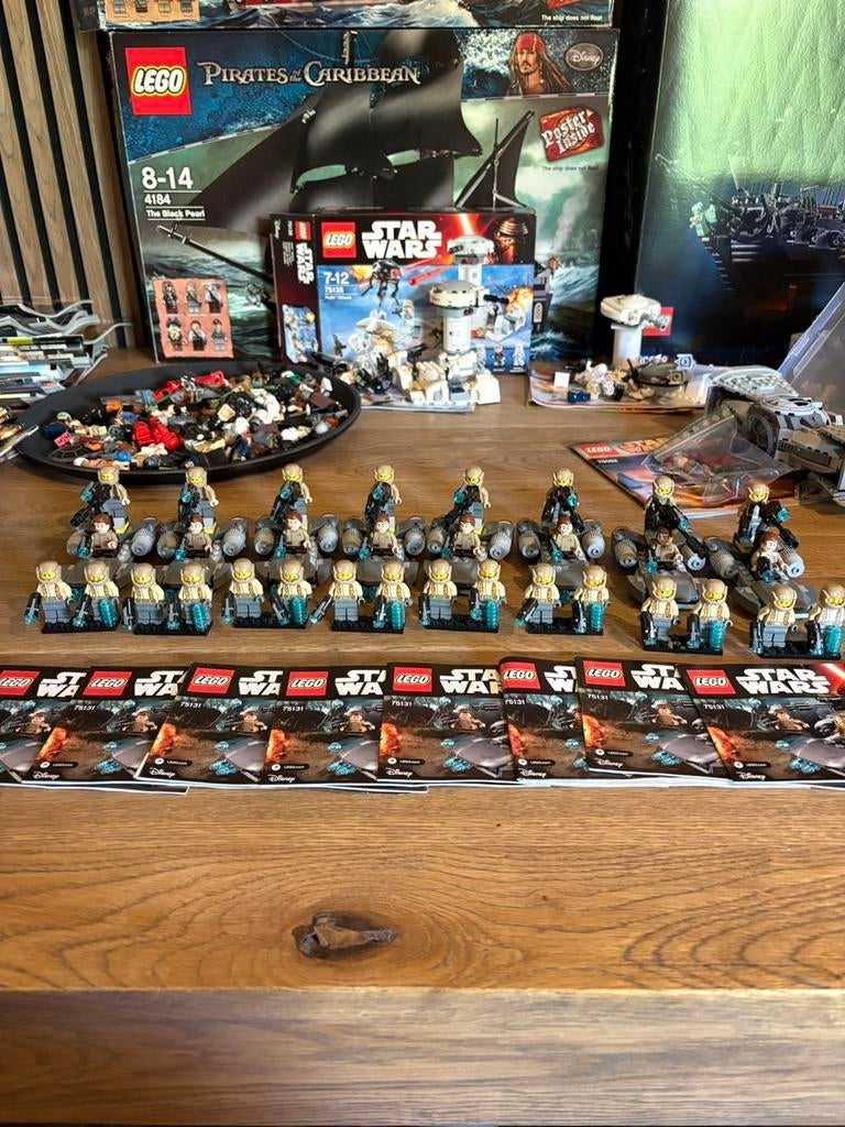 Lego 75131 Resistance Trooper battle pack 8x, Star Wars, Lego, Ophalen of Verzenden, Zo goed als nieuw