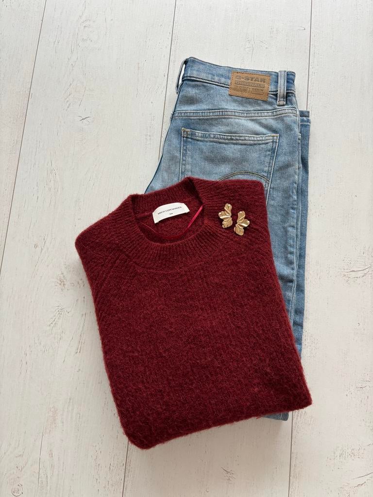 MSCH Copenhagen Trui - Maat S/M, Ophalen of Verzenden, Zo goed als nieuw, Maat 36 (S), Rood