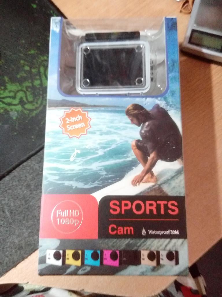 Captec LCS-1200 HD Action cam incl. accessoirepakket, Ophalen of Verzenden, Nieuw, Overige merken