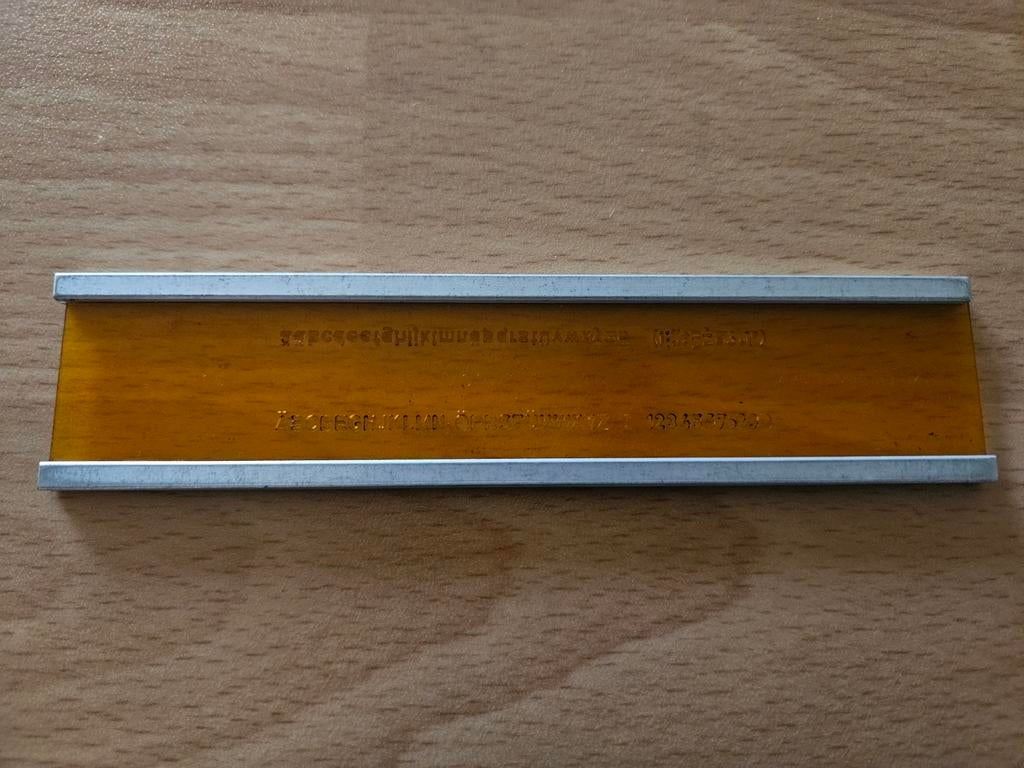 Rotring lettersjabloon 2 mm, Ophalen of Verzenden, Gebruikt