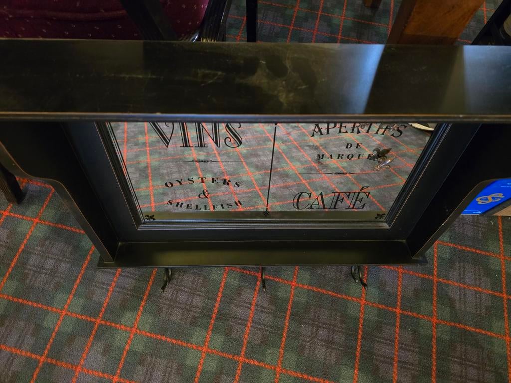 Decoratieve spiegel met kapstok - Frans thema, Huis en Inrichting, Woonaccessoires | Kapstokken, Wandkapstok, Gebruikt, Ophalen of Verzenden