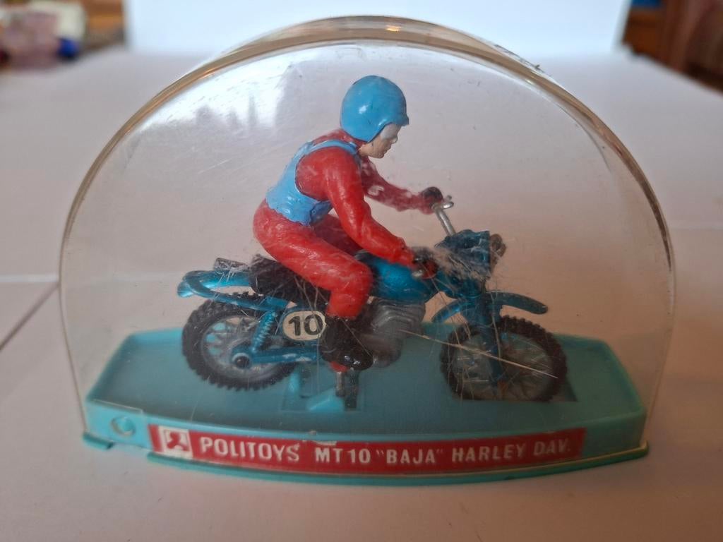 Politoys MT 10 " Baja " Harley Davidson 1:24, Ophalen of Verzenden, Overige merken