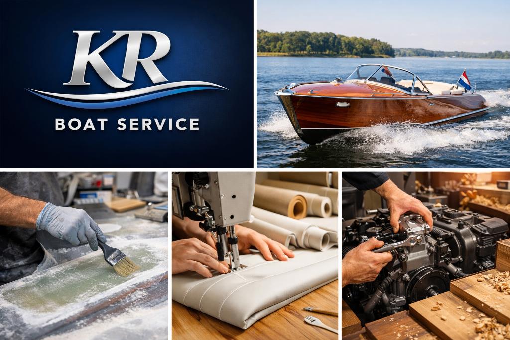 “Boot reparatie & jachtservice | polyester, motor, interieur, Garantie, Dek en Romp
