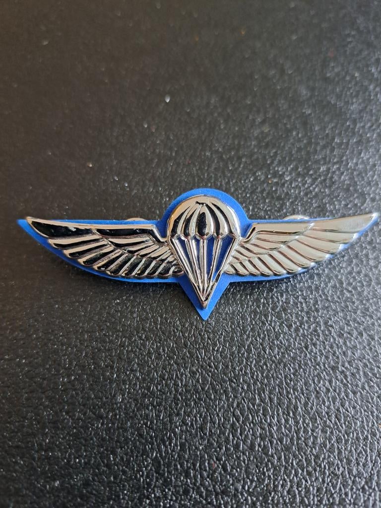 Israël metalen Parawing, embleem, Verzamelen, Ophalen of Verzenden, Landmacht, Overige gebieden, Embleem of Badge