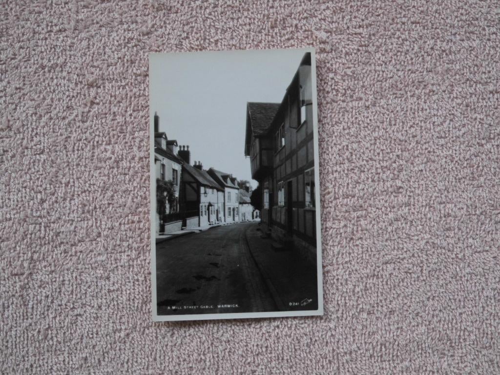 Warwick - A mill Street Gable, Verzamelen, Ansichtkaarten | Buitenland, Ophalen of Verzenden, Voor 1920, Ongelopen, Engeland