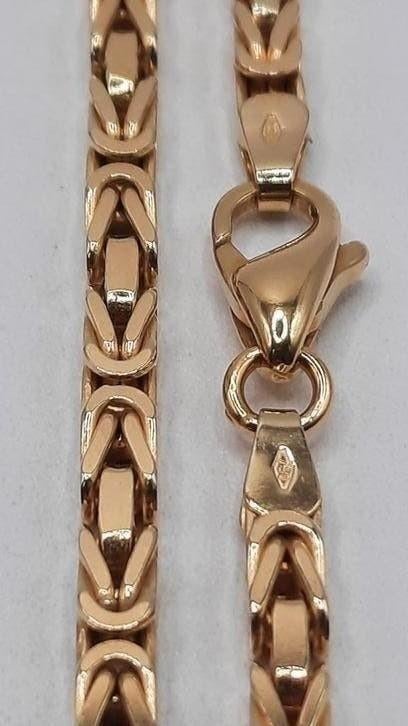 gouden Koningsketting 18kt Massief, Www.bredajuwelier.nl, Nieuw, Ophalen of Verzenden, Www.bredajuwelier.nl