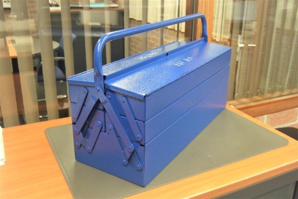 Gereedschapskist blauw staal, Ophalen, Nieuw