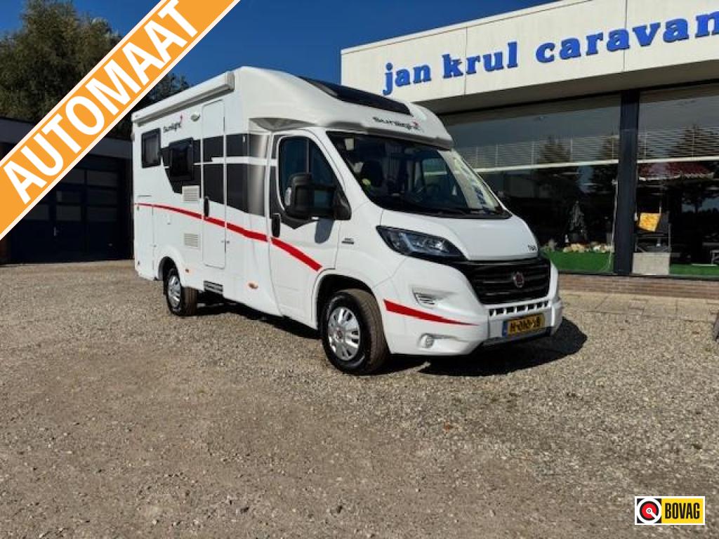 Sunlight T60 2 - persoons AUTOMAAT, Sunlight, Ringverwarming, Fiat, Koelkast