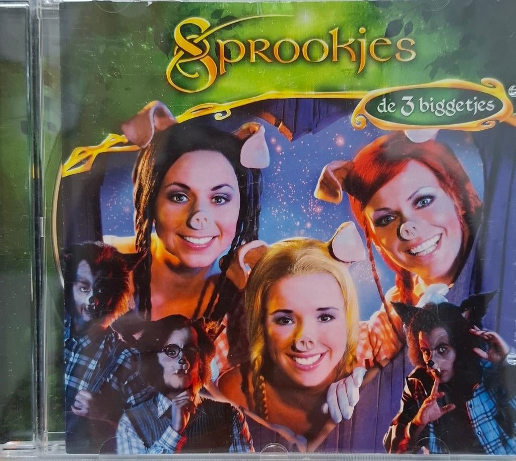 K3 Sprookjes de 3 biggetjes met K3 Studio 100 cd, Verzenden, Gebruikt
