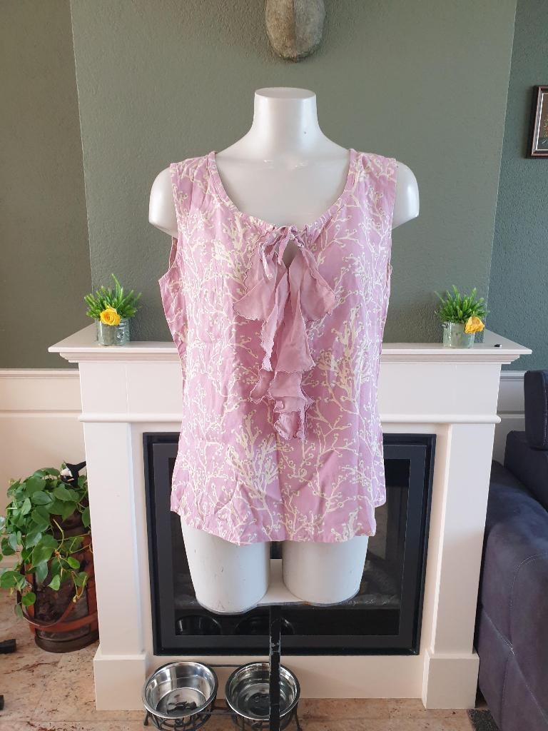 Noa Noa prachtige lila paarse shirt top M 38 40, Kleding | Dames, Maat 38/40 (M), Paars, Zo goed als nieuw, Zonder mouw