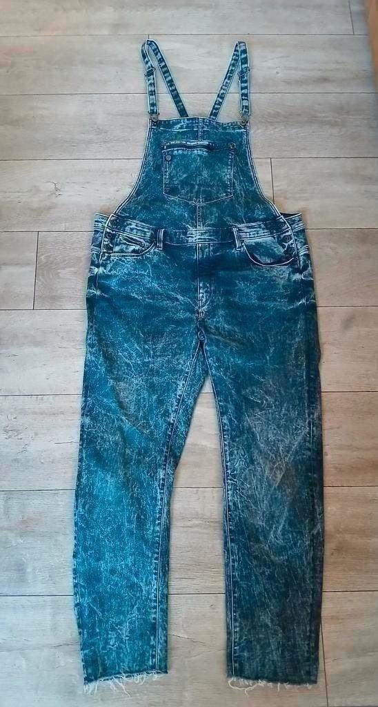 G-star tuinbroek L blauw spijkerstof - jeans overall wmn, Blauw, Ophalen of Verzenden, Zo goed als nieuw, W30 - W32 (confectie 38/40)