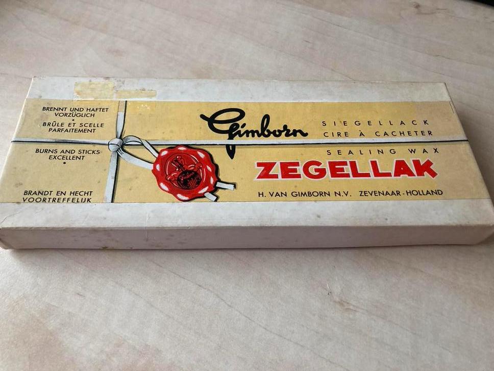 Gimborn zegellak, Ophalen of Verzenden, Gebruikt
