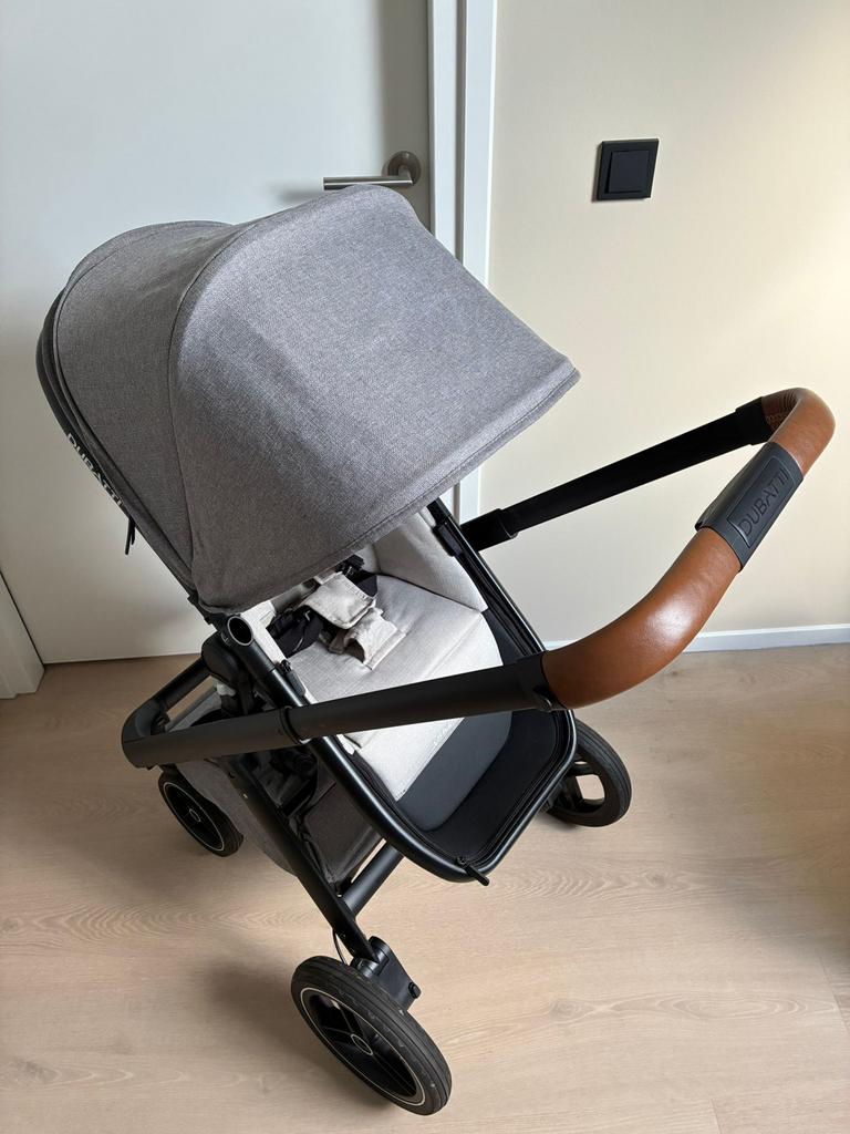 Dubatti one limited edition, Kinderen en Baby's, Kinderwagens en Combinaties, Gebruikt, Combiwagen, Overige merken, Verstelbare duwstang