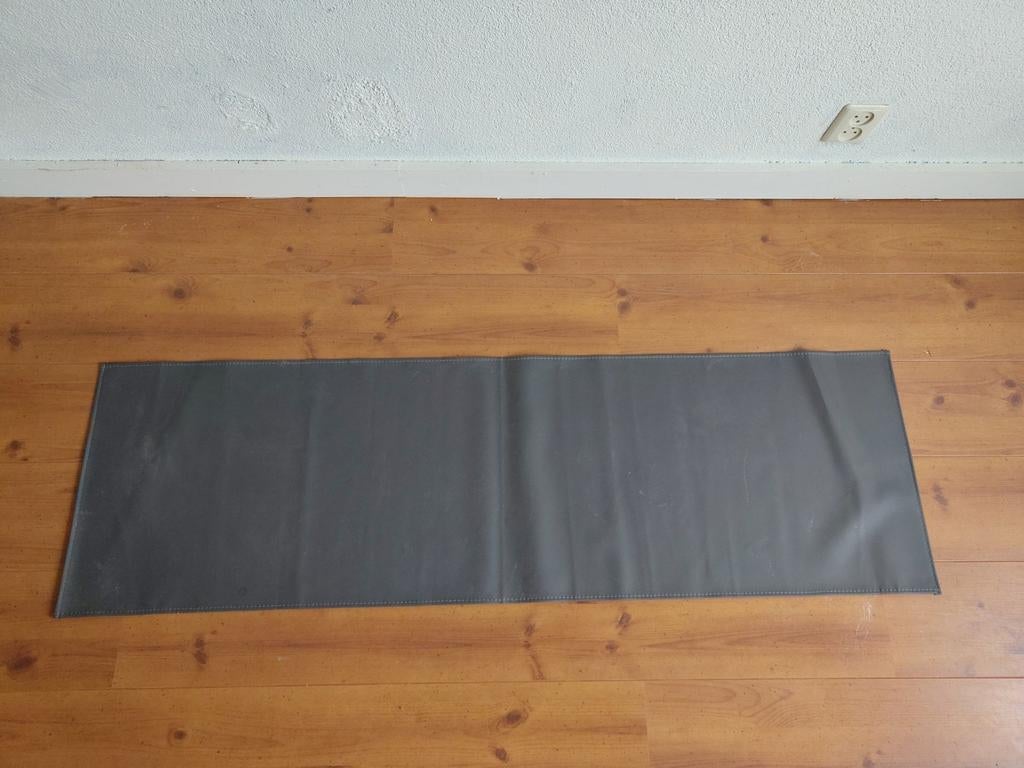 Loper voor op de tafel - Grijs, Ophalen of Verzenden, Gebruikt, Rechthoek, Binnen