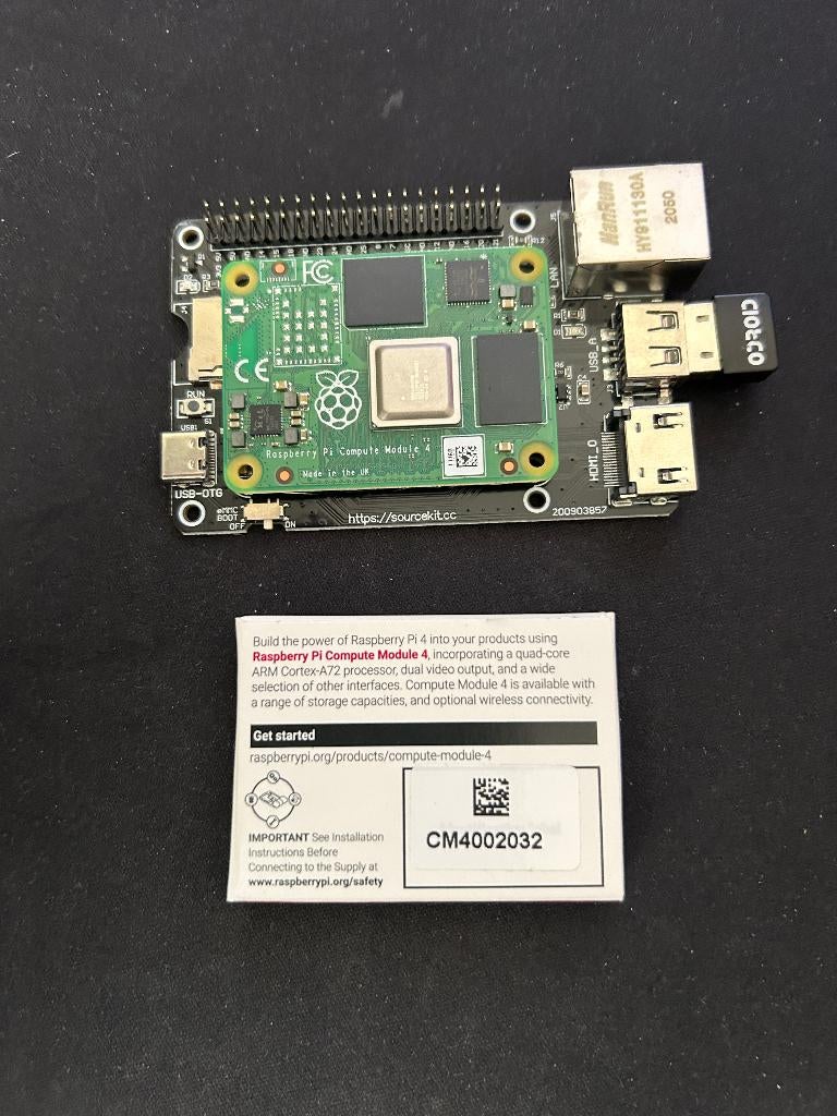 Raspberry CM4 / 2GB / EMMC 32GB / Wifi Dongle / 10, Verzenden, Nieuw