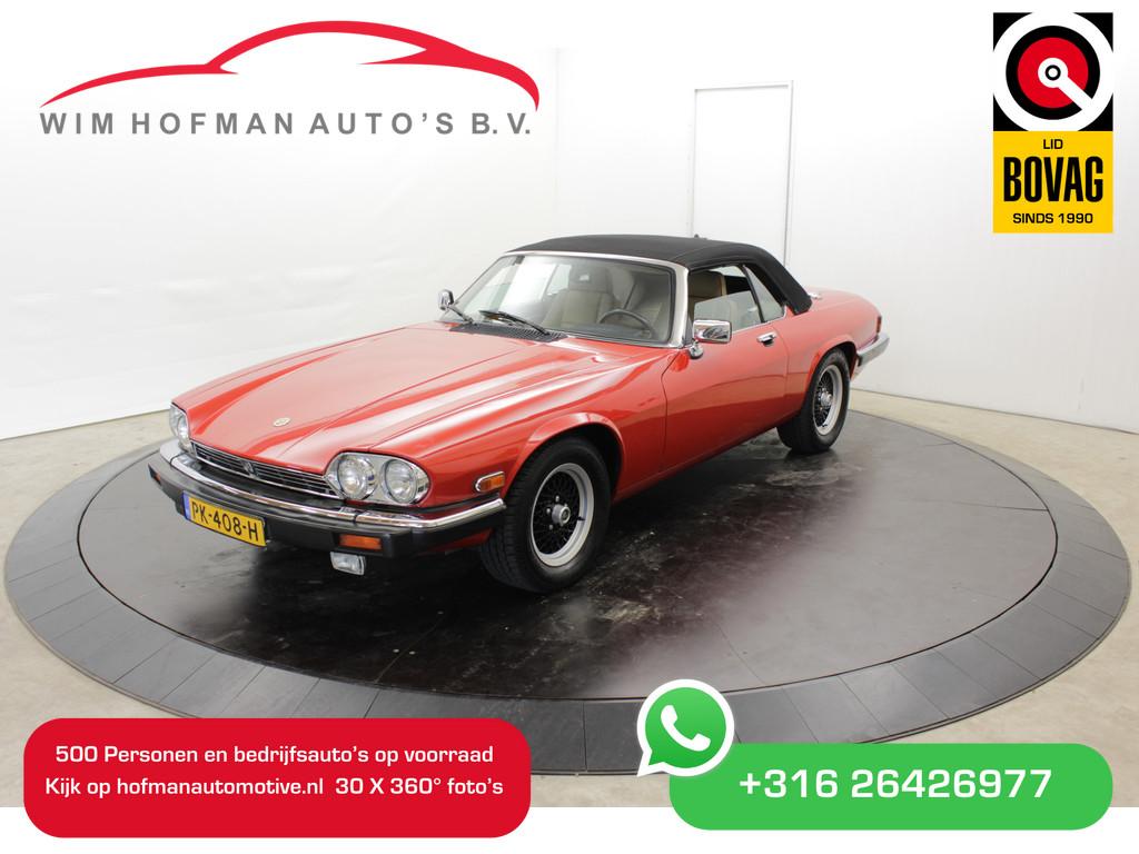 Jaguar XJ-S 5.3 V12 278PK Convertible first paint Leer Elekt, Auto's, Jaguar, Automaat, Gebruikt, Beige, 1934 kg