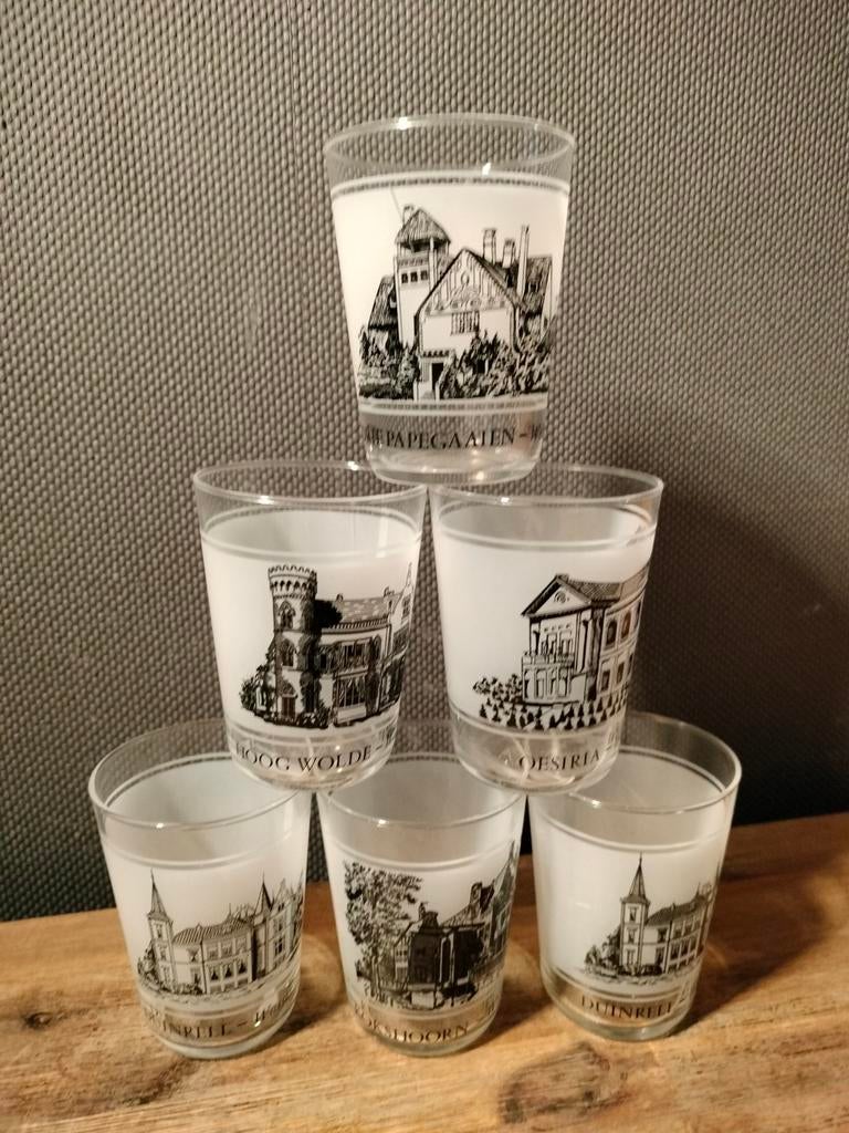 Vintage glazen Wassenaar, Ophalen of Verzenden, Gebruikt, Frisdrankglas