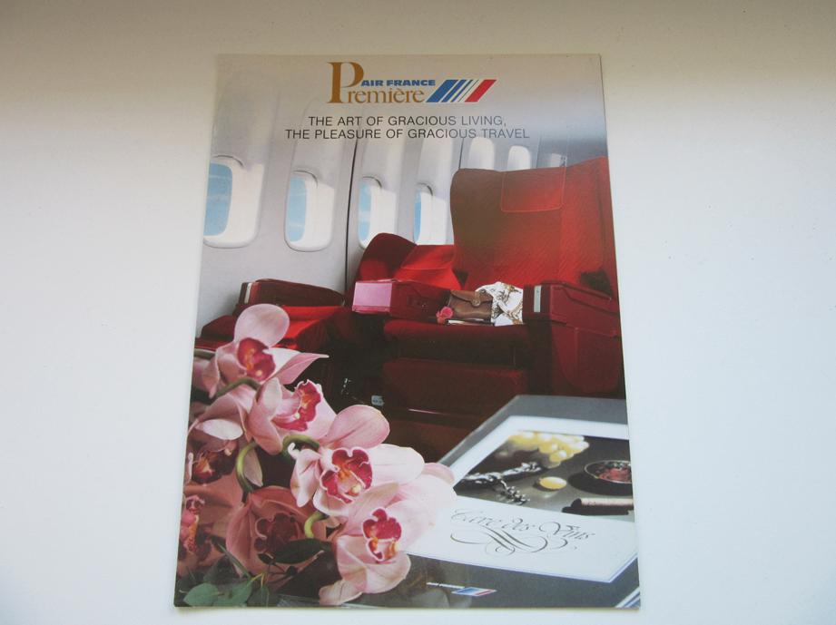 Air France Premiere brochure, Verzenden, Zo goed als nieuw, Overige typen