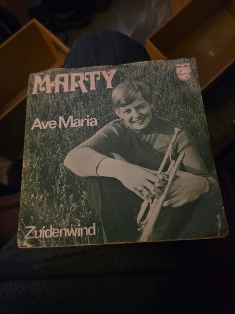 Marty - Ave Maria / Zuidenwind (7 inch single), Ophalen of Verzenden