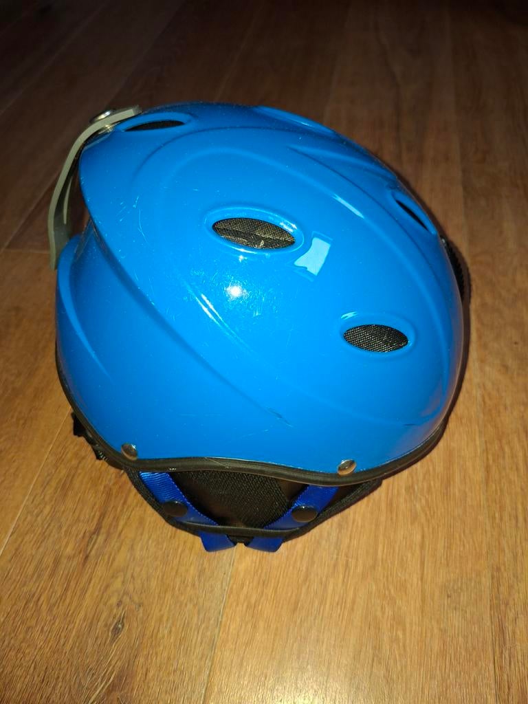 Blauwe skihelm - Maat XXS, Overige typen, Zo goed als nieuw, Skiën, Ophalen