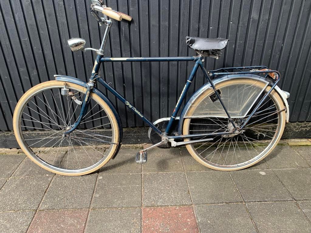 Retro batavus flying dutchman blauw 26 inch herenfiets bike, Minder dan 47 cm, Ophalen, Jaren '50