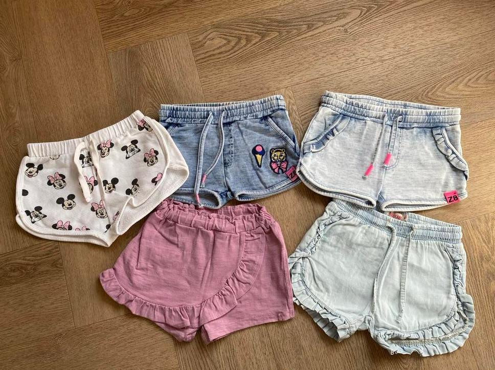 Pakket meisjes shorts maat 80, Ophalen of Verzenden, Gebruikt, Meisje, Broekje