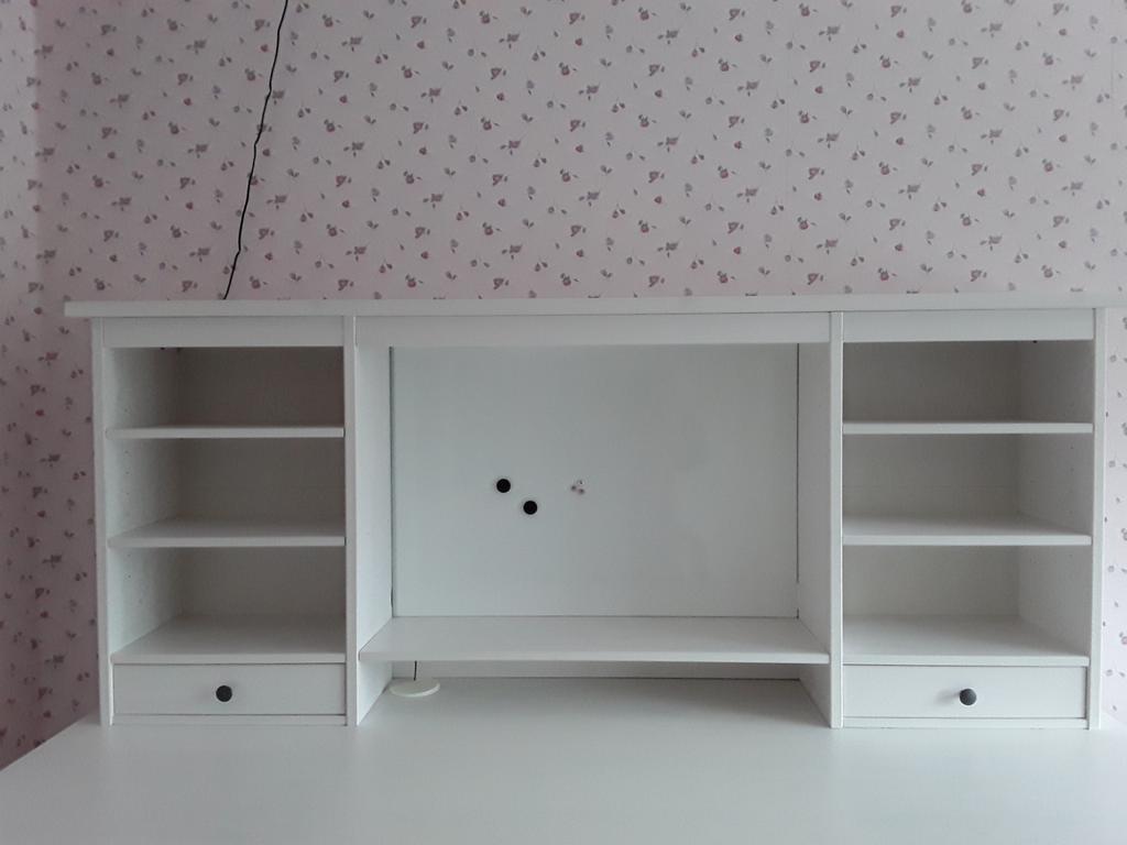 Opzetgedeelte Ikea Hemnes bureau wit, Ophalen