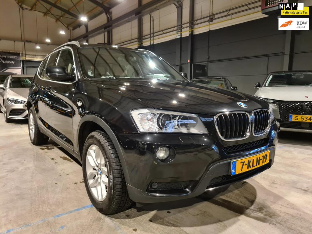 BMW X3 XDrive20i High Executive - Leder - Memorystoel - Stoe, Auto's, BMW, Gebruikt, 4 cilinders, Navigatiesysteem, Zwart