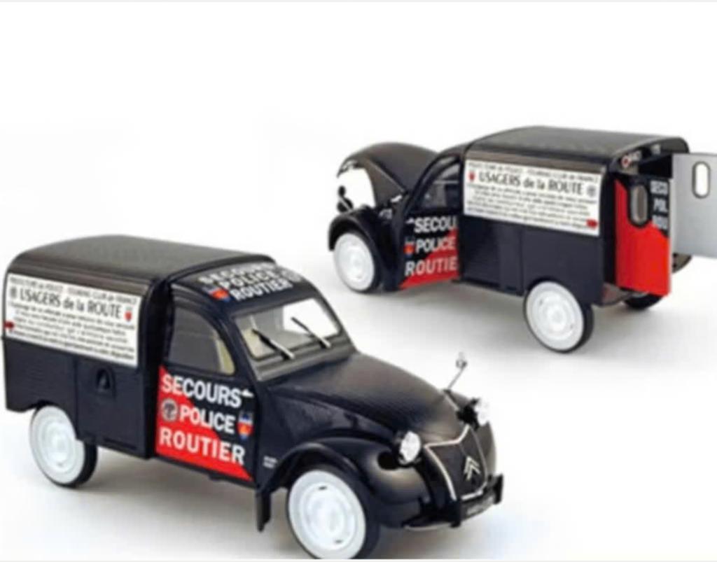 Citroen 2CV Fourgonnette 1952 Police 1/18 NOREV ref. 181504, Verzenden, Nieuw, Auto, Norev