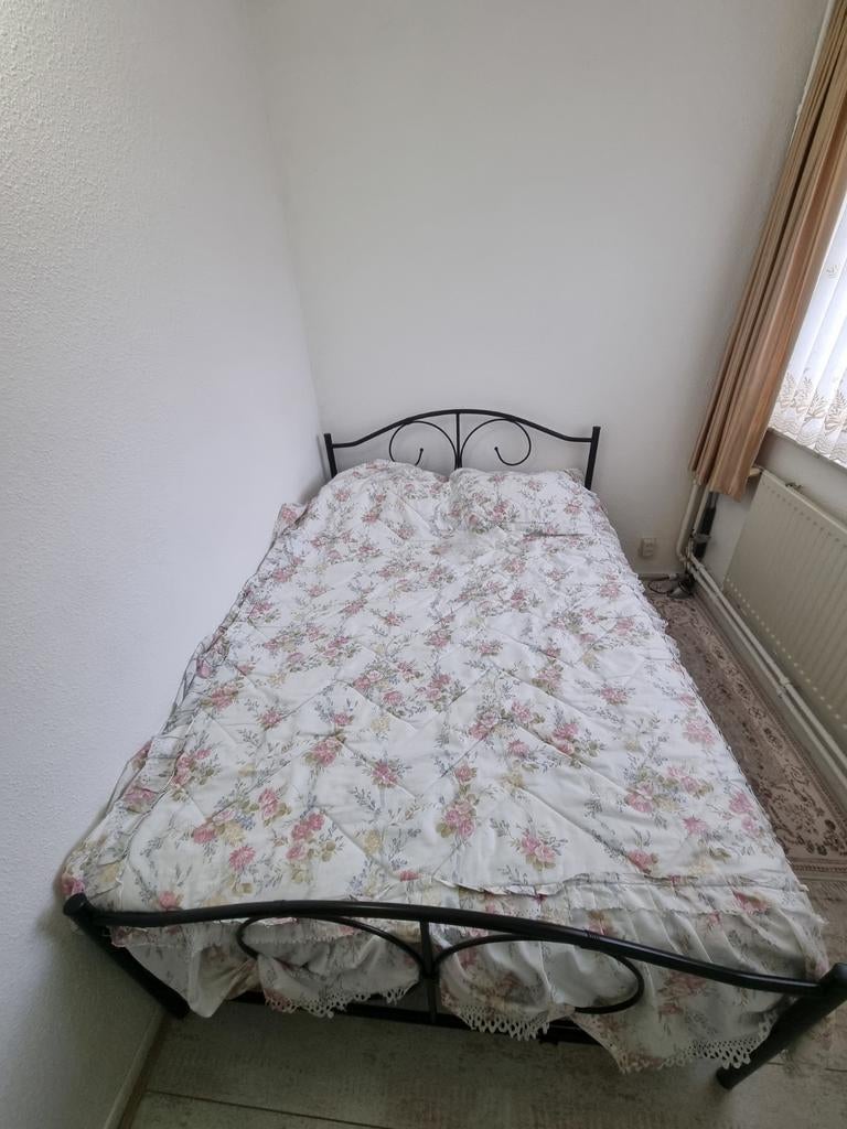 Compleet bed, Ophalen, Tweepersoons, Metaal