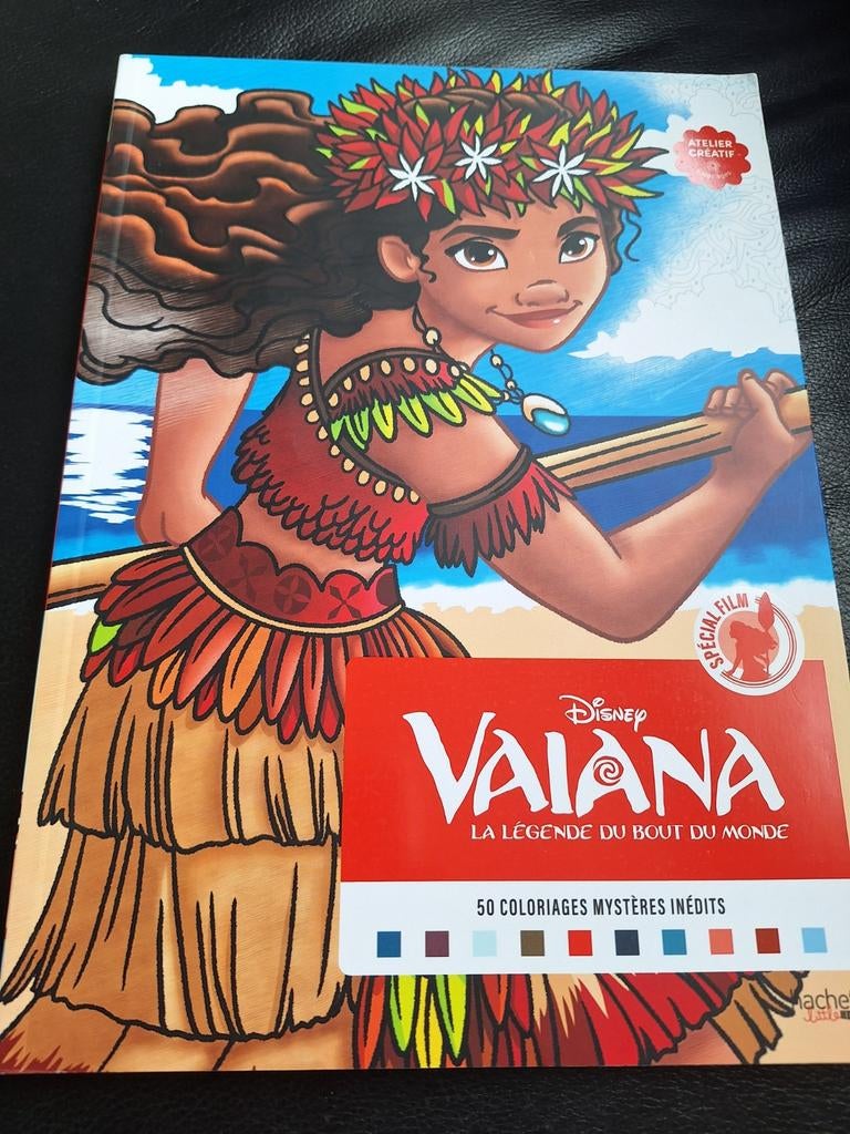 Disney kleuren op nummer kleurboek Vaiana, Ophalen of Verzenden, Nieuw