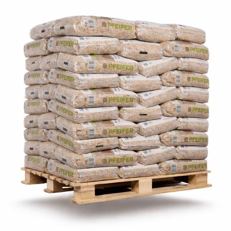 Pfeifer Houtpellets ACTIE OP EEN VOLLE PALLET OP=OP, Minder dan 3 m³, Ophalen of Verzenden