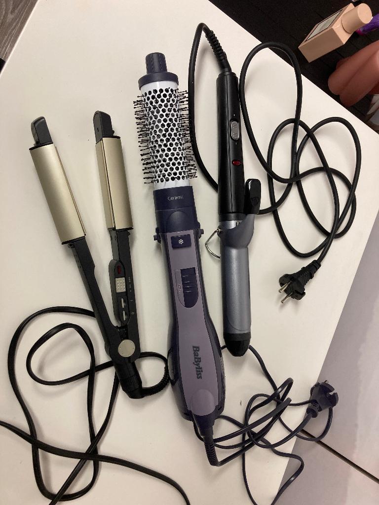 Krultang, stijltang en föhn krulborstel, Ophalen, Gebruikt, Krultang of Stijltang