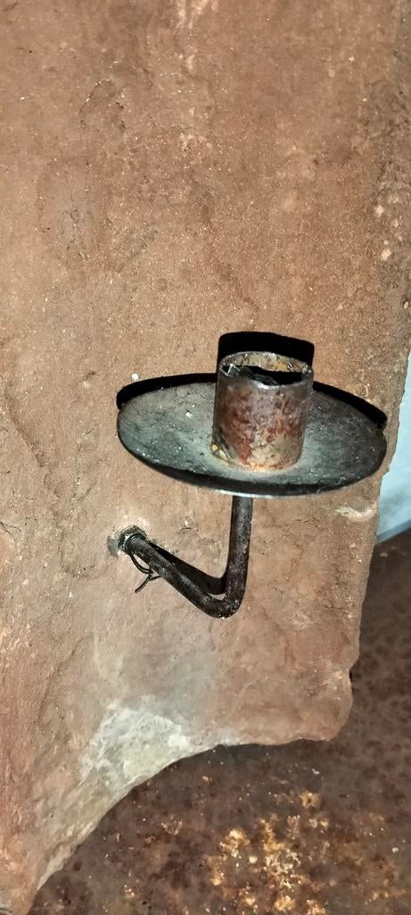 Mooie brocante muur wand kandelaar, Antiek en Kunst, Ophalen of Verzenden