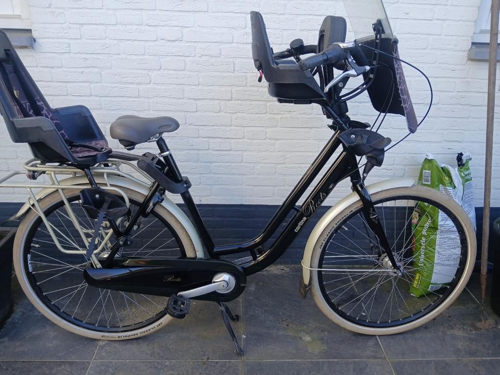 Moederfiets met zitjes,Cortina, 2 zitjes, Versnellingen, Ophalen, Overige merken