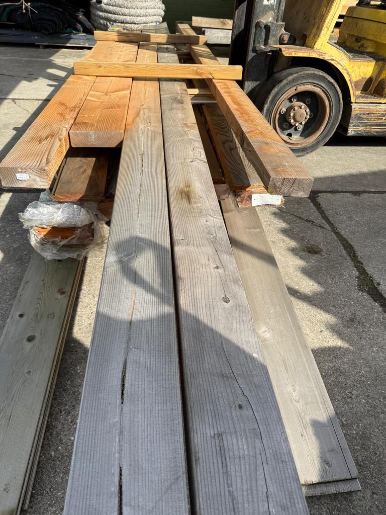 Douglas balken, Ophalen, Zo goed als nieuw, 250 cm of meer, Balken
