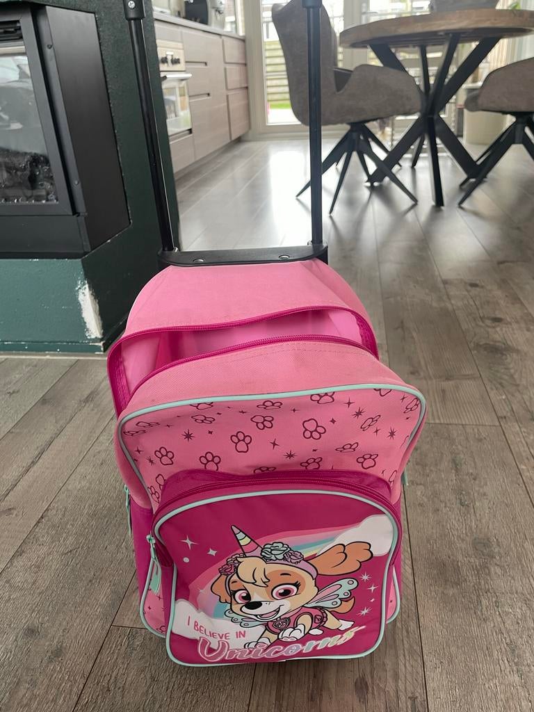 Paw Patrol Skye Eenhoorn Trolley Rugzak Roze, Ophalen, Gebruikt, Disney of Dora, 25 tot 40 cm