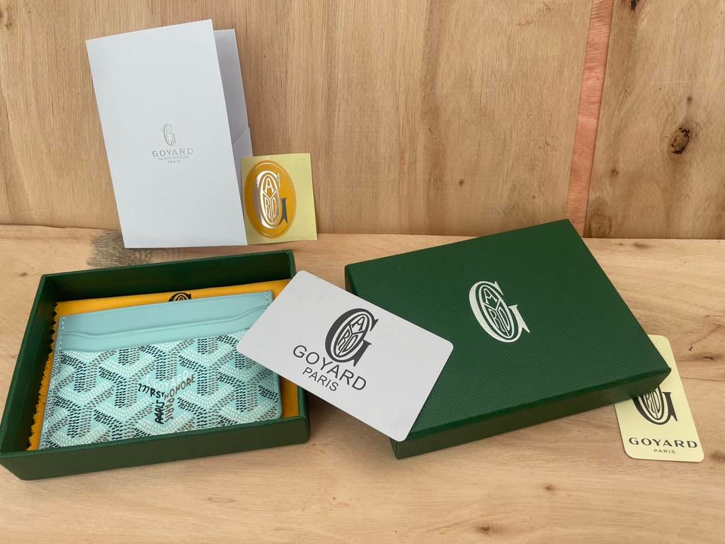 Stijlvolle en luxe Goyard cardholder, Ophalen of Verzenden, Nieuw, Blauw, Overige merken