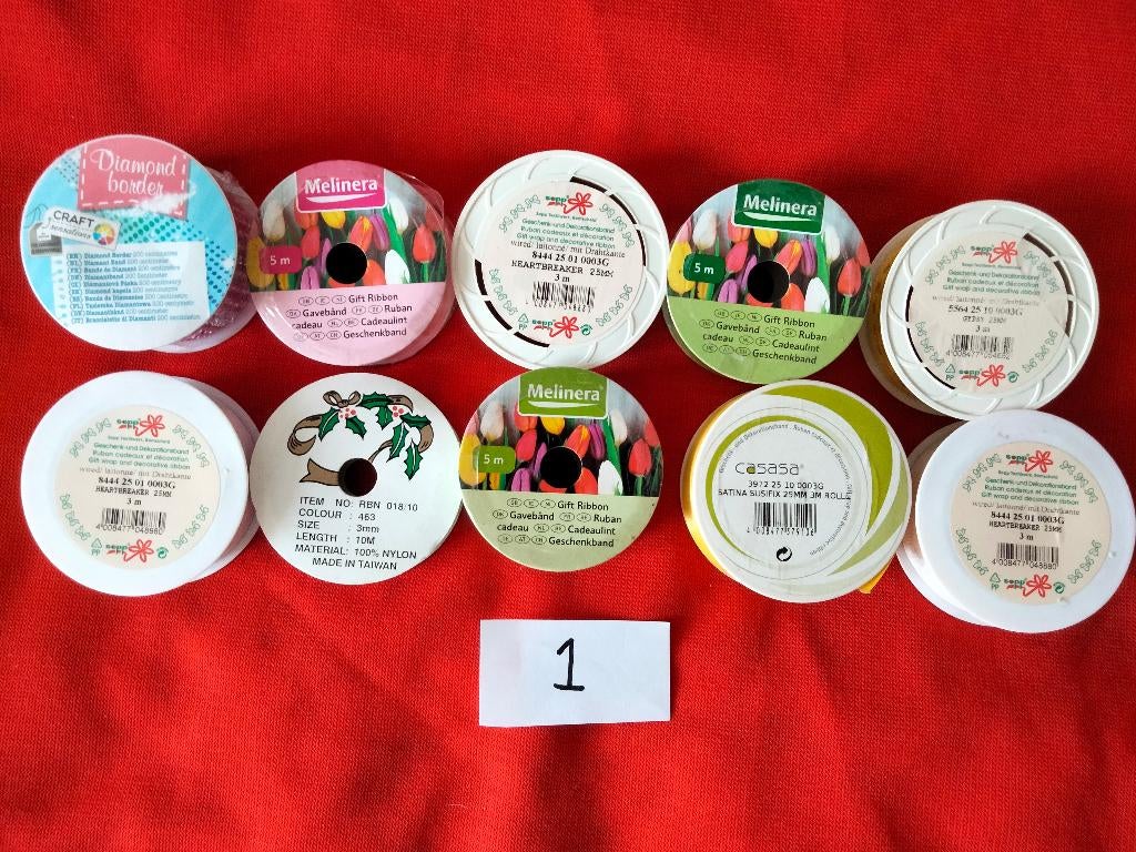 knutsel linten, Ophalen