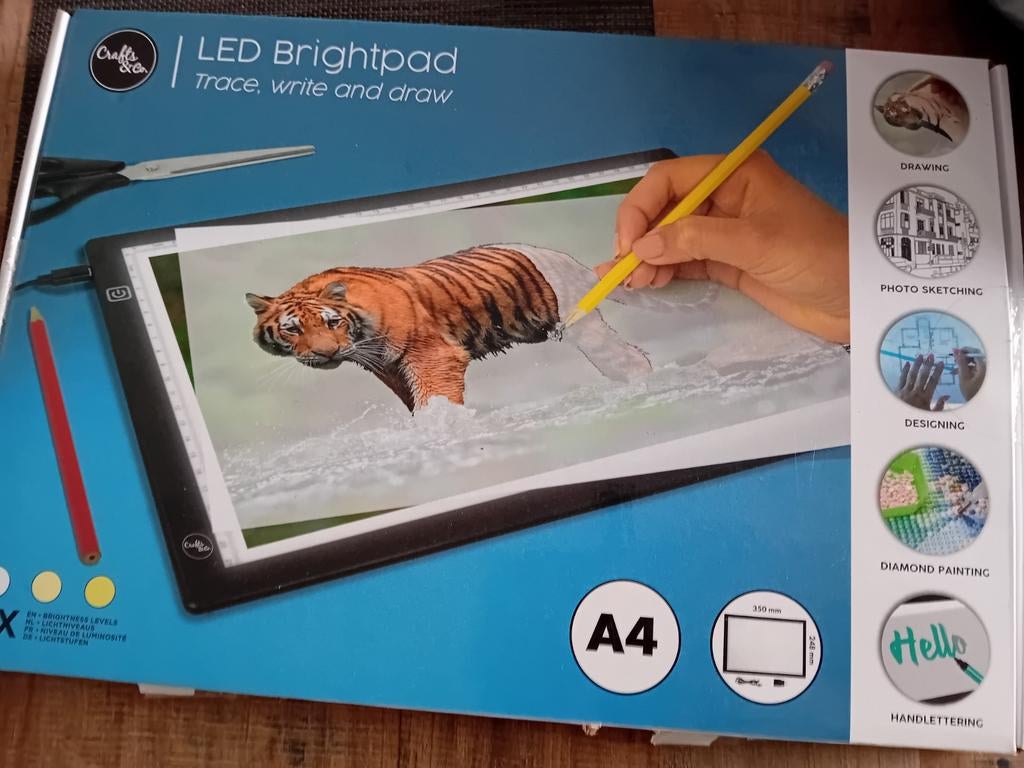 Led Brightpad A4 formaat, Ophalen of Verzenden