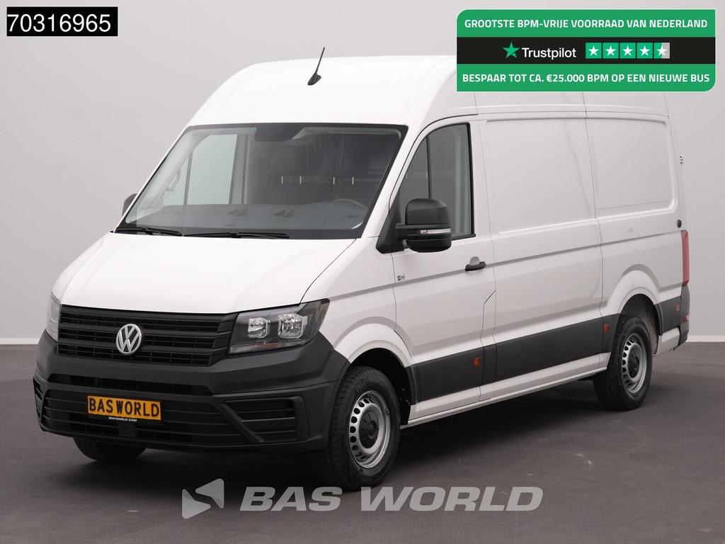 Volkswagen Crafter 140pk L3H3 Airco Camera Euro6 L2H2 Airco, Start-stop-systeem, Stof, Gebruikt, Euro 6
