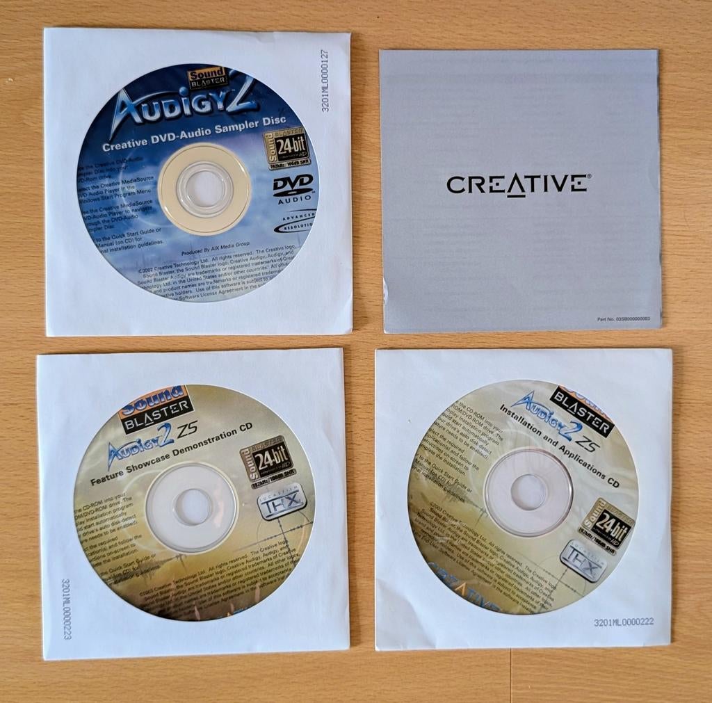 Creative Audigy 2 ZS THX 24bit CD/DVD's, Computers en Software, Geluidskaarten, Nieuw, Ophalen of Verzenden