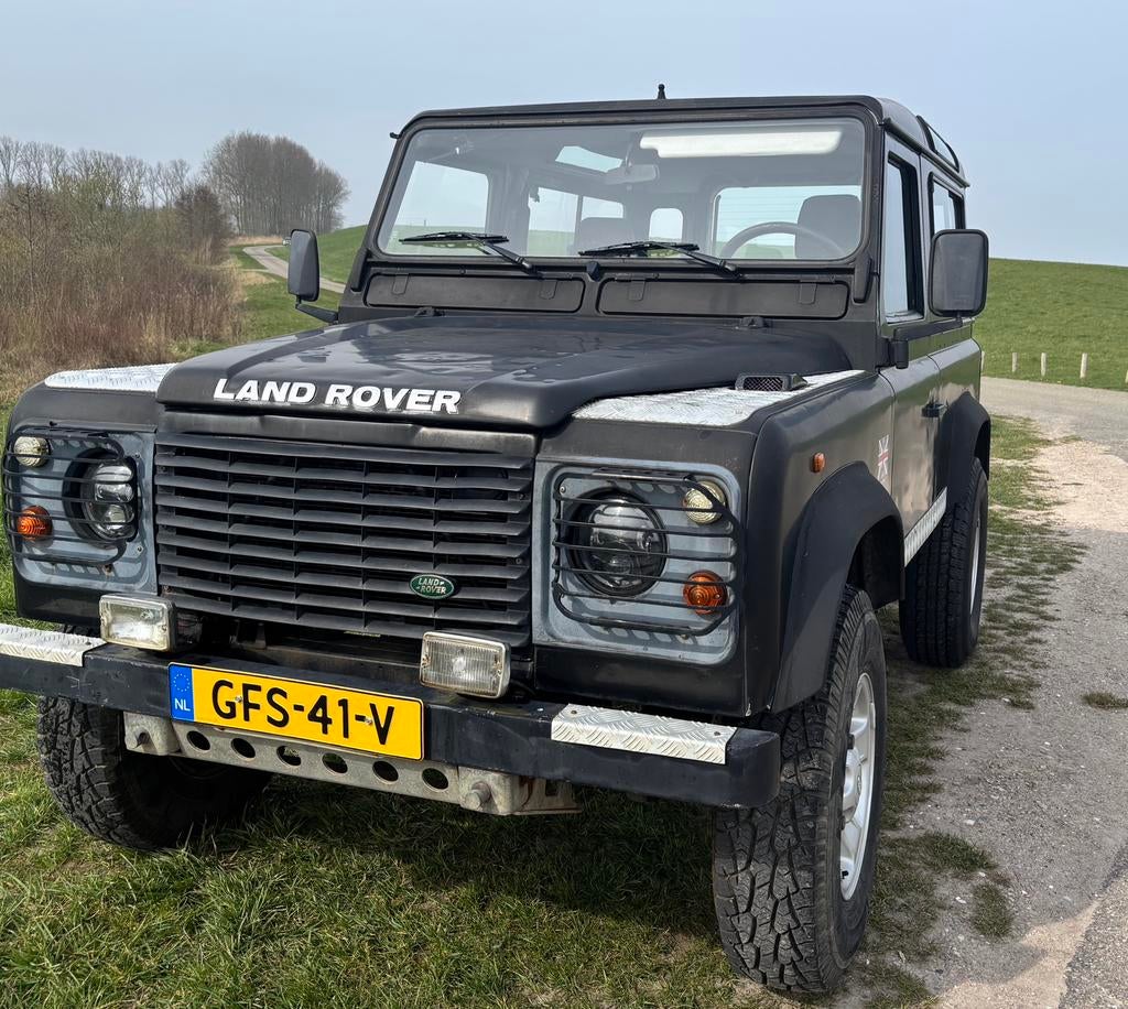 Land Rover 1996 Zwart, Auto's, Land Rover, Stof, 1995 cc, Zwart, Stationwagon