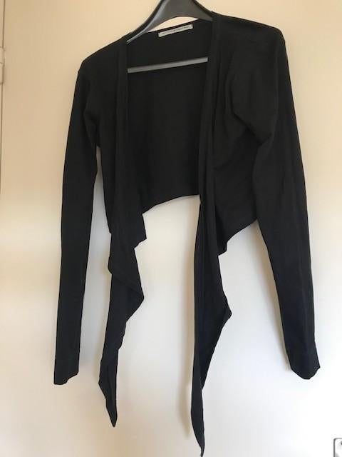 Cora Kemperman zwart omslagvestje. Maat XL., Zwart, Maat 46/48 (XL) of groter, Nieuw, Ophalen of Verzenden