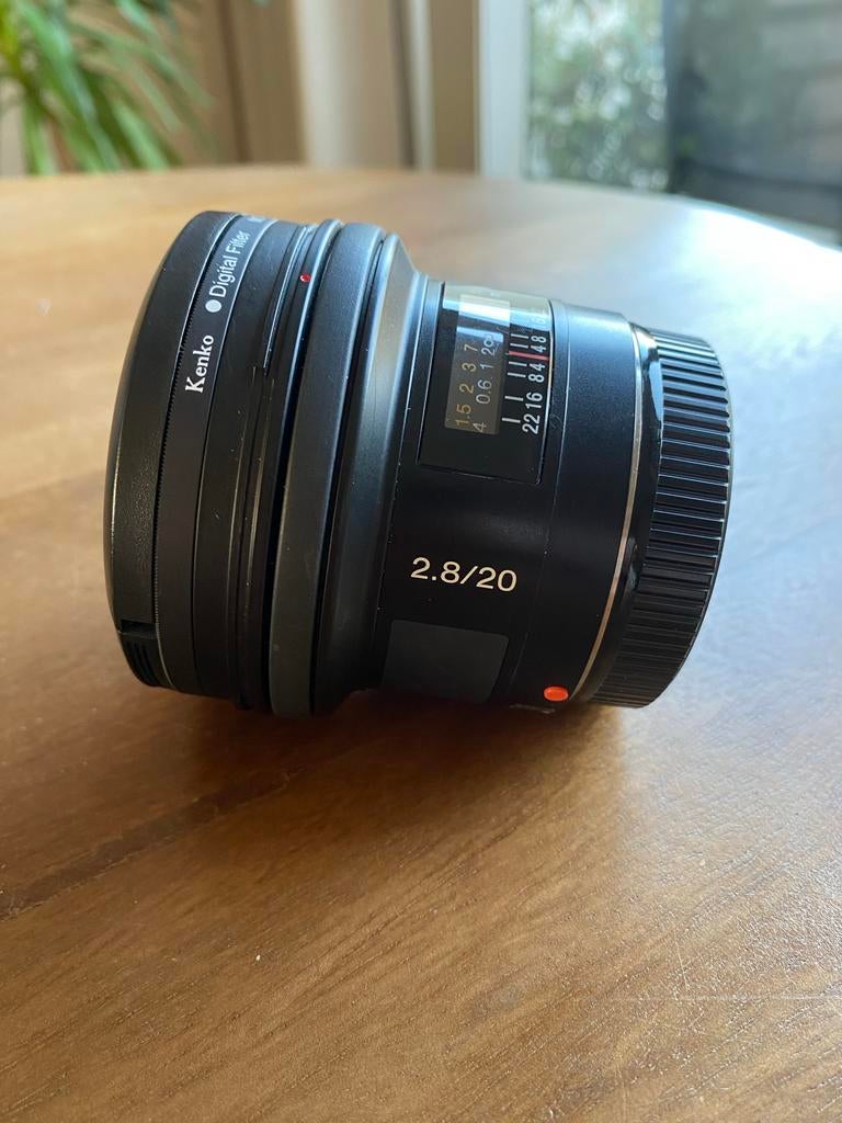 Sony SAL20F28 Groothoeklens 20mm F/2.8, Audio, Tv en Foto, Fotografie | Lenzen en Objectieven, Ophalen of Verzenden, Gebruikt
