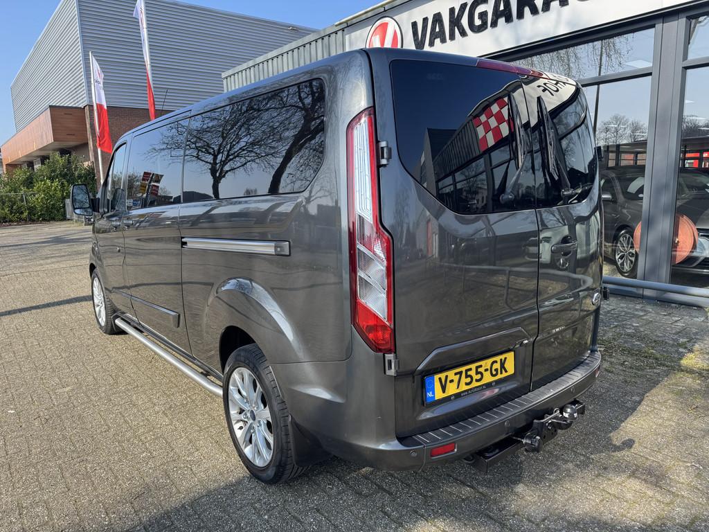 Ford Transit Custom 340 2.0 TDCI L2H1 Limited DC 2XSCHUIF-AU, Auto's, Euro 6, 4 cilinders, Bedrijf, Diesel